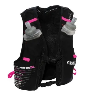 Borsa da trail TSL Finisher 5L + borracce (rosa)