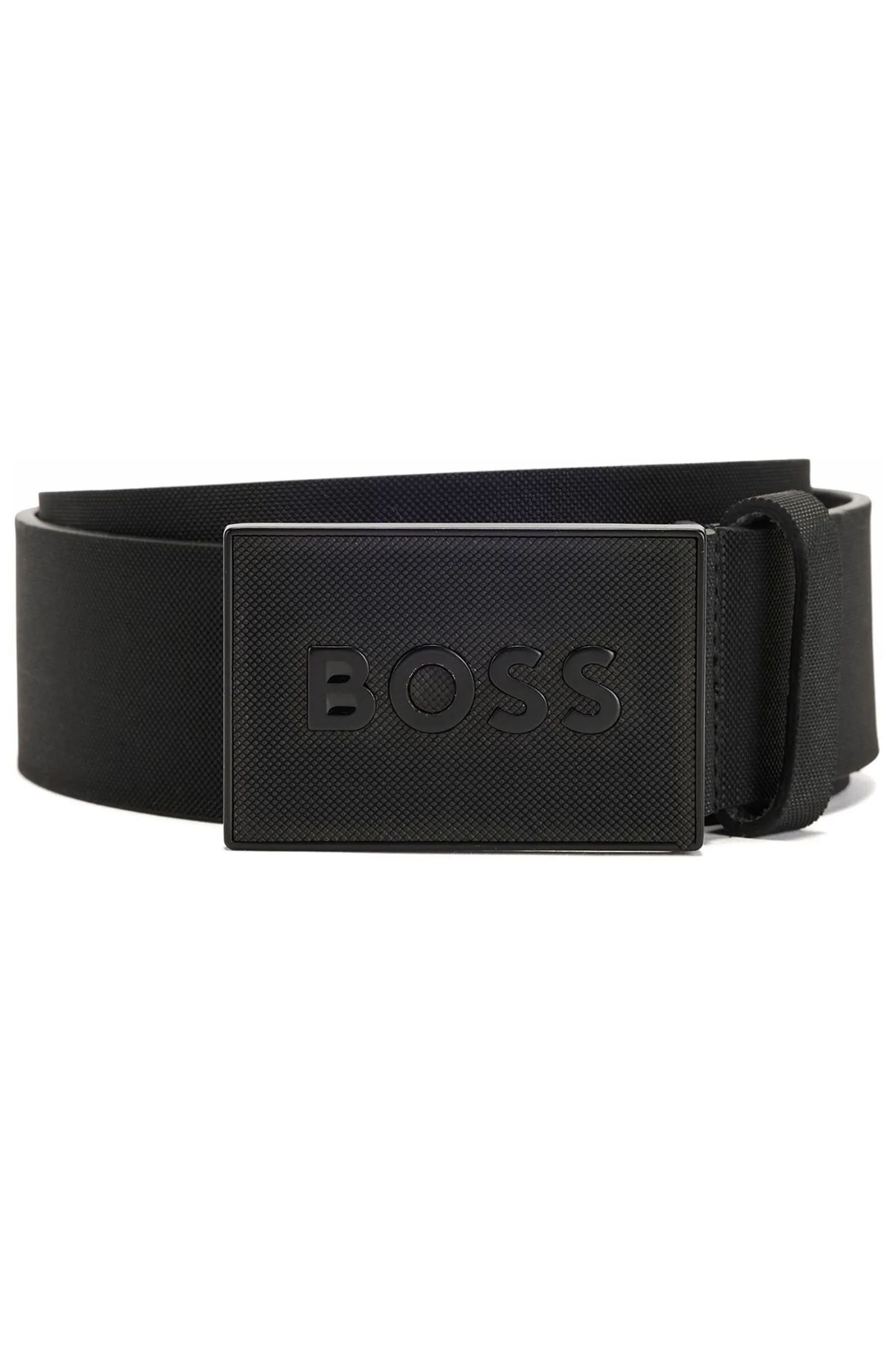 BOSS - Cintura in pelle con fibbia iconica