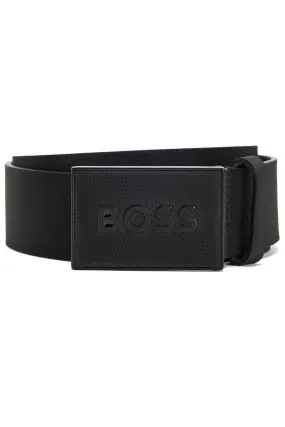 BOSS - Cintura in pelle con fibbia iconica