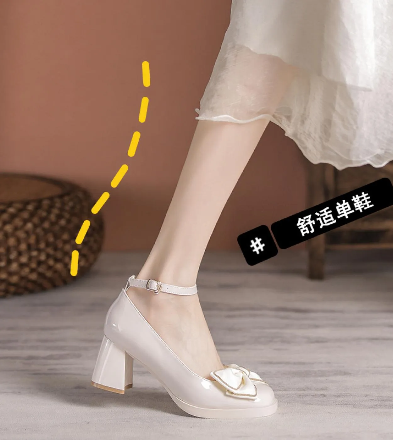 Bow Mary Jane Scarpe da donna Tacchi alti Scarpe da donna eleganti da donna 2022 Designer Luxury Autumn Lolita Shoes Free Shi