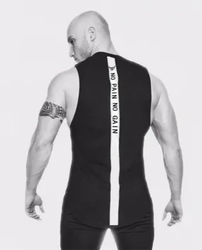 Brand Fitness Abbigliamento Allenamento Gilet Palestre Y Back Canotta Uomo Bodybuilding Camicia senza maniche No Pain No Gain Mu