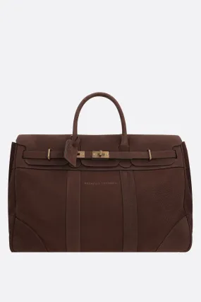  BRUNELLO CUCINELLI borsa da viaggio Country in nabuk 