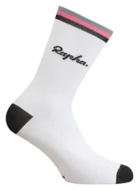 Calzini con logo Rapha Bianco/Nero