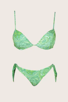 EFFEK BIKINI PUSH UP A FANTASIA GEOMETRICA VERDE 1321-X12