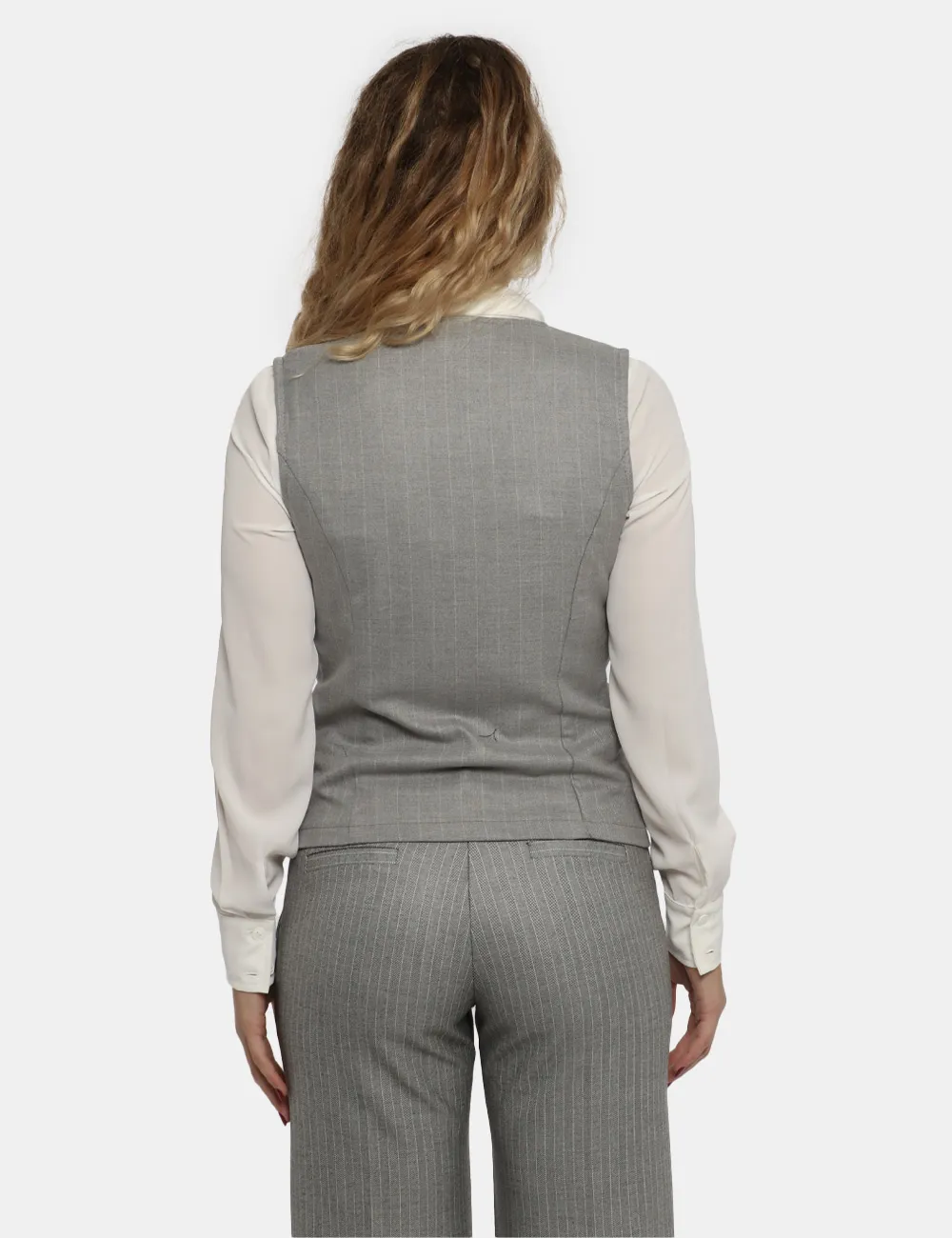 Gilet Vougue grigio perla