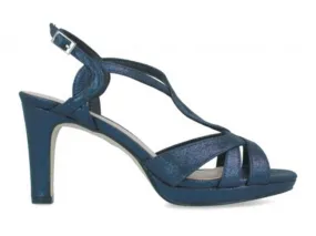 MENBUR SANDALI CON TACCO DONNA ESTATE 020135 0021  TRIGOSO MIDNIGHT BLUE