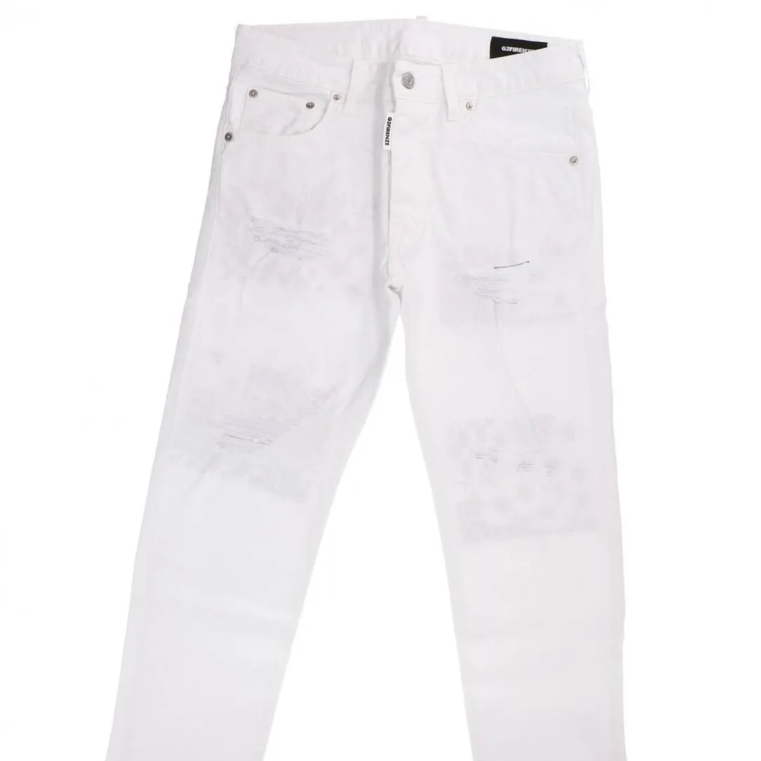 PANTALONE ART Bianco