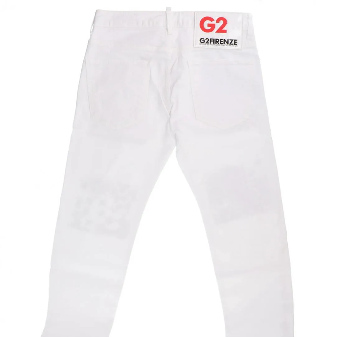 PANTALONE ART Bianco