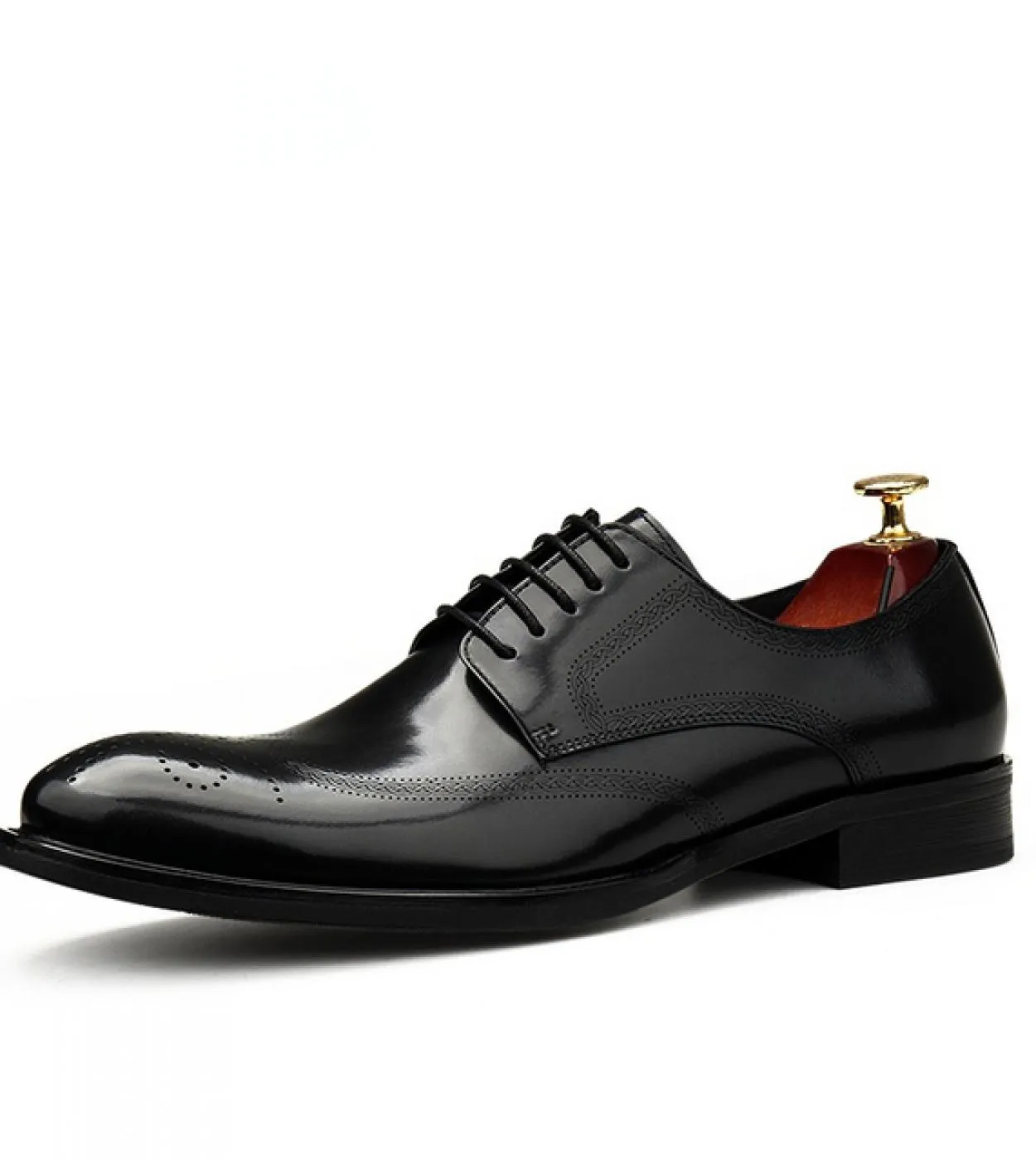 Scarpe eleganti da uomo in vera pelle Fashion Brogues Style Designer 2023 Scarpa sociale da matrimonio elegante fatta a mano ita