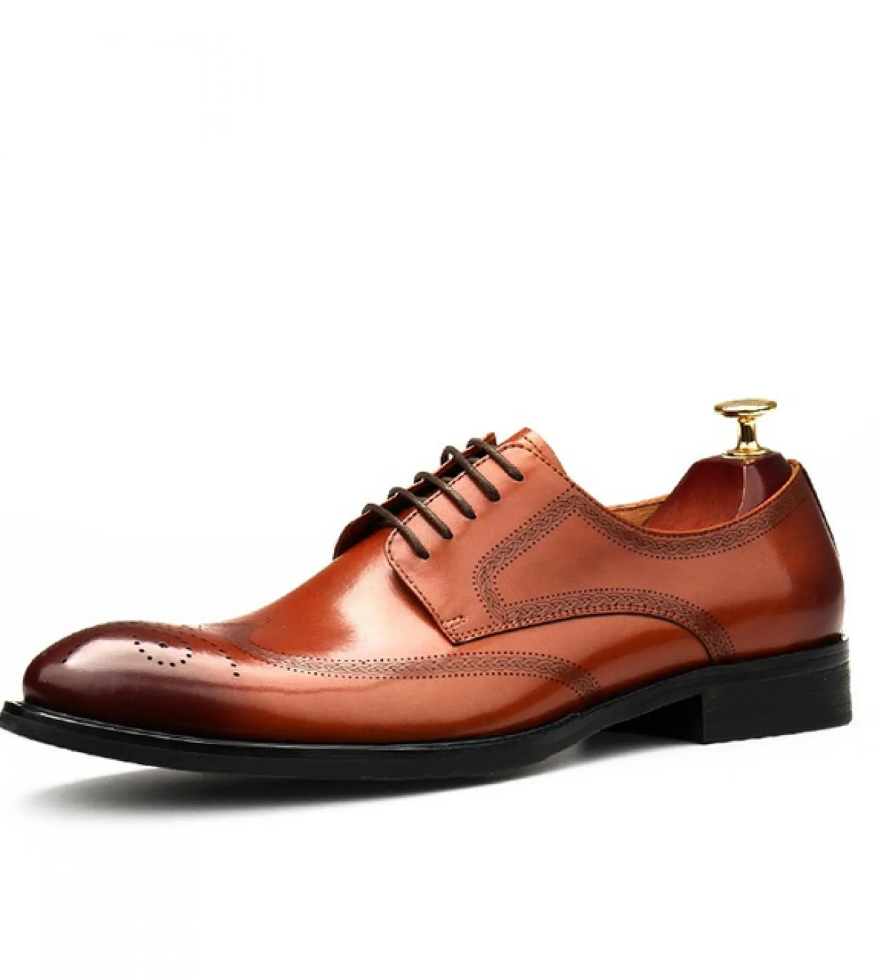 Scarpe eleganti da uomo in vera pelle Fashion Brogues Style Designer 2023 Scarpa sociale da matrimonio elegante fatta a mano ita