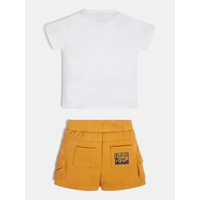 SET T-SHIRT+ACTIVE SHORTS PER BAMBINI GUESS