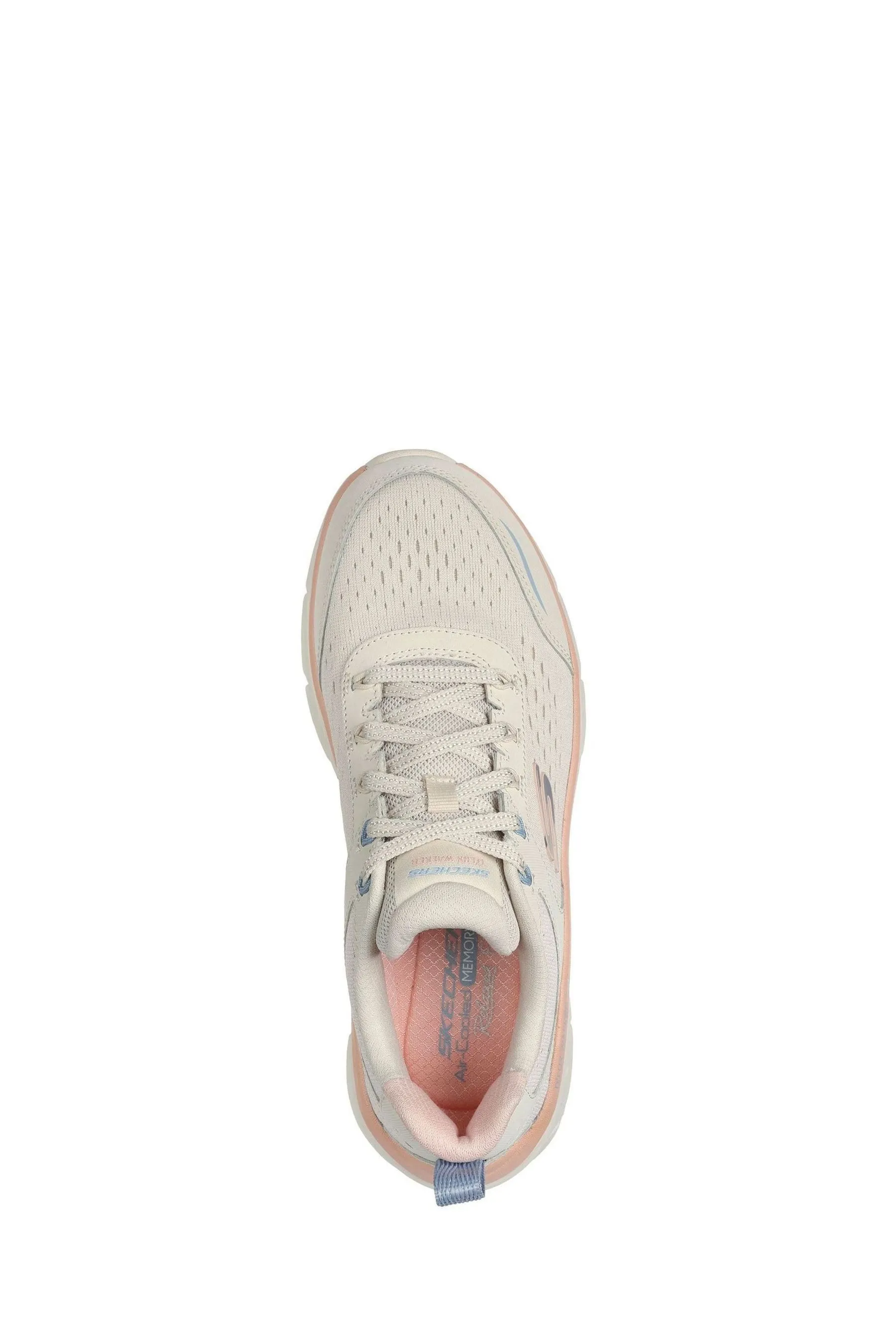 Skechers - D'Lux Walker 2.0 - Scarpe da ginnastica con margherite