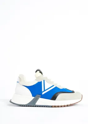 Sneaker running in pelle e suede