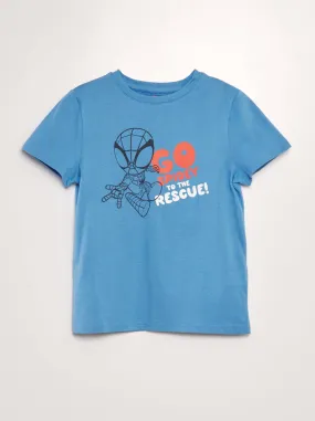 T-shirt 'Spider-Man' a girocollo - BLU